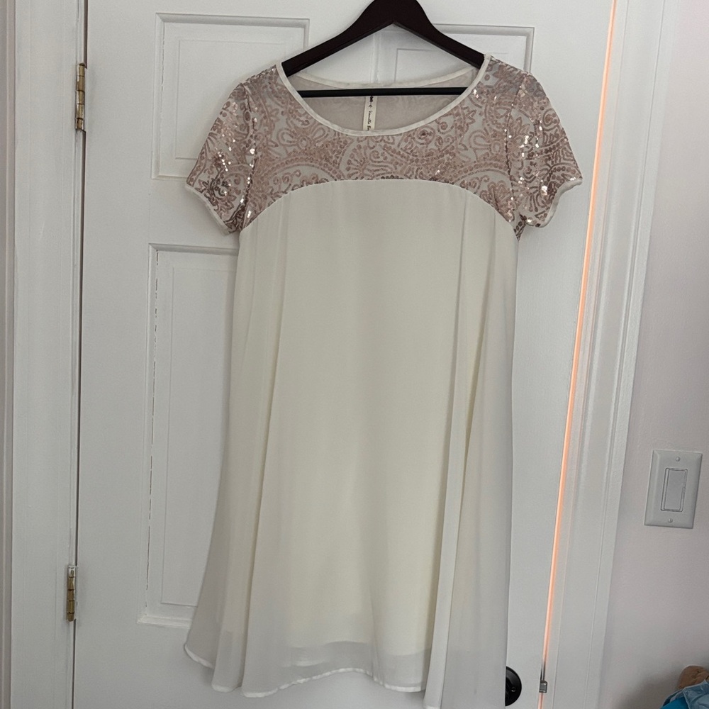 Vanilla Bay Cream and Pink Dress